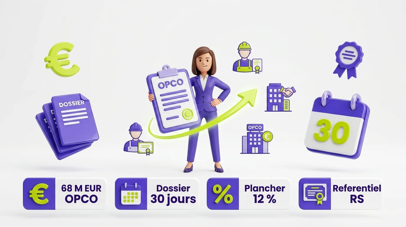 CDD de reconversion 2026 Le flux OPCO que votre OF peut capter.