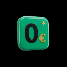 Badge lime zéro euro