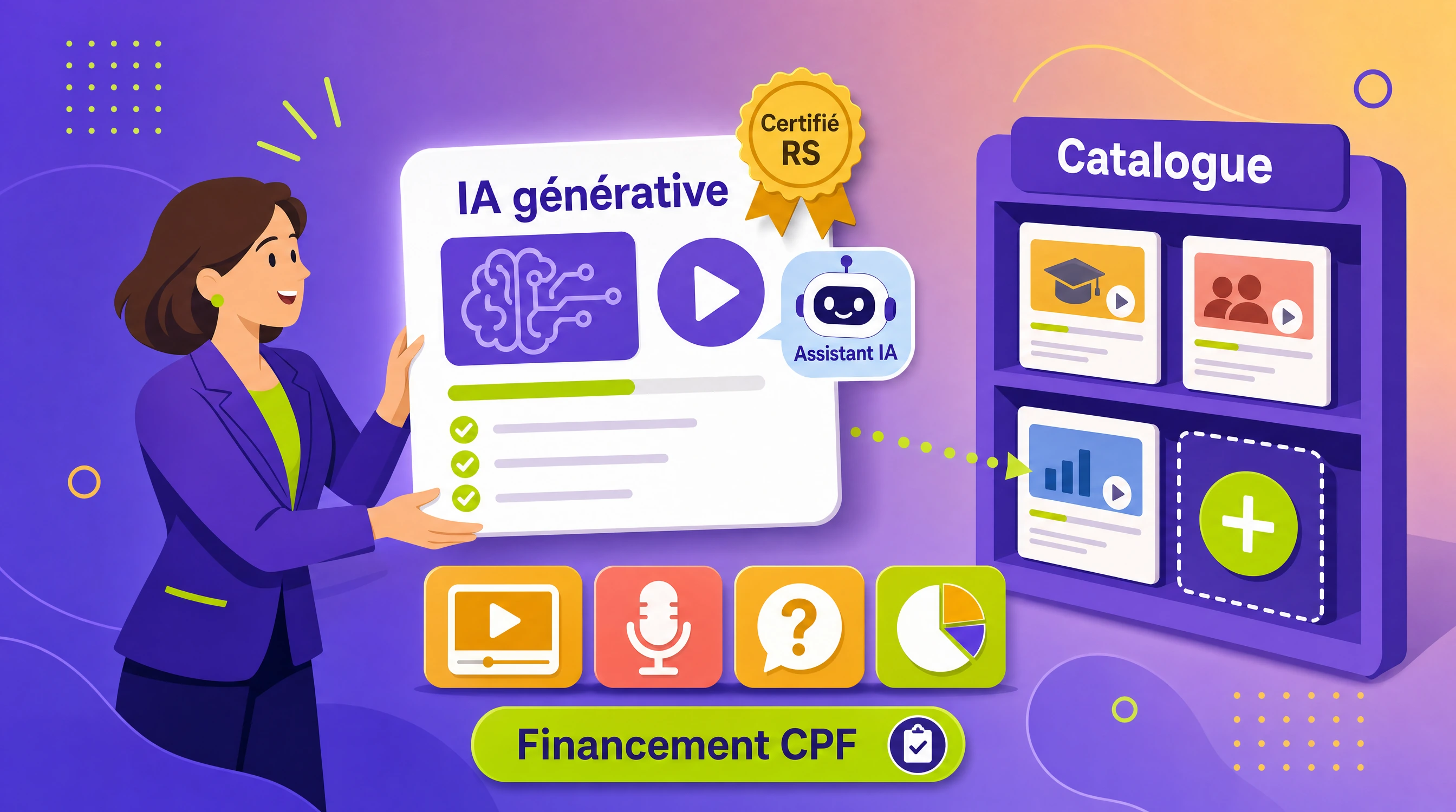 Formation IA générative certifiante : l'ajouter à votre catalogue d'OF