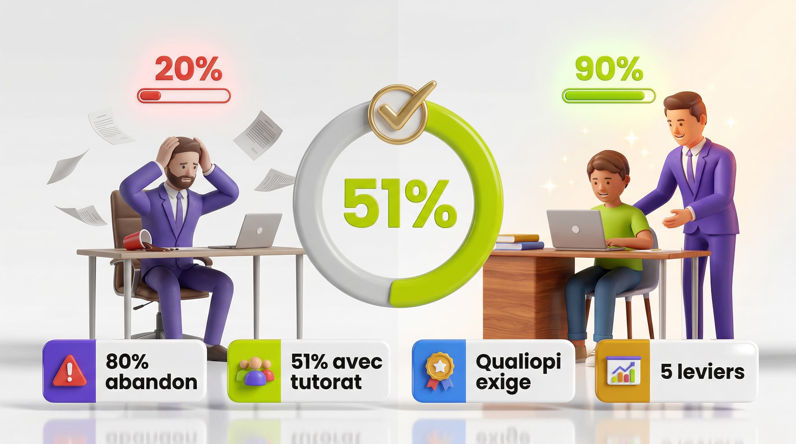 Taux de complétion : pourquoi vos apprenants décrochent