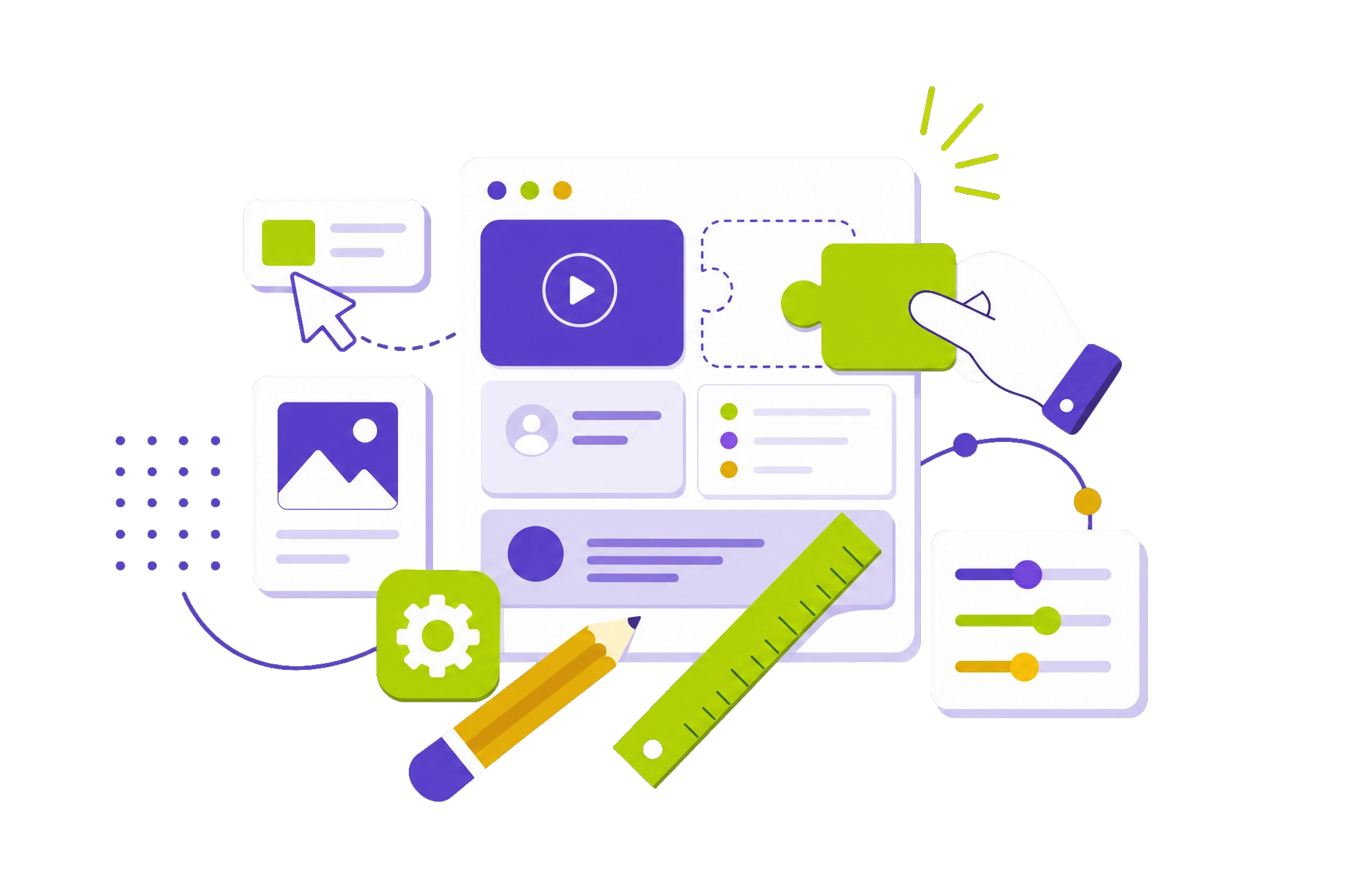 Illustration de la formation sur mesure : parcours assemblé sur mesure à partir de modules, selon le besoin du client