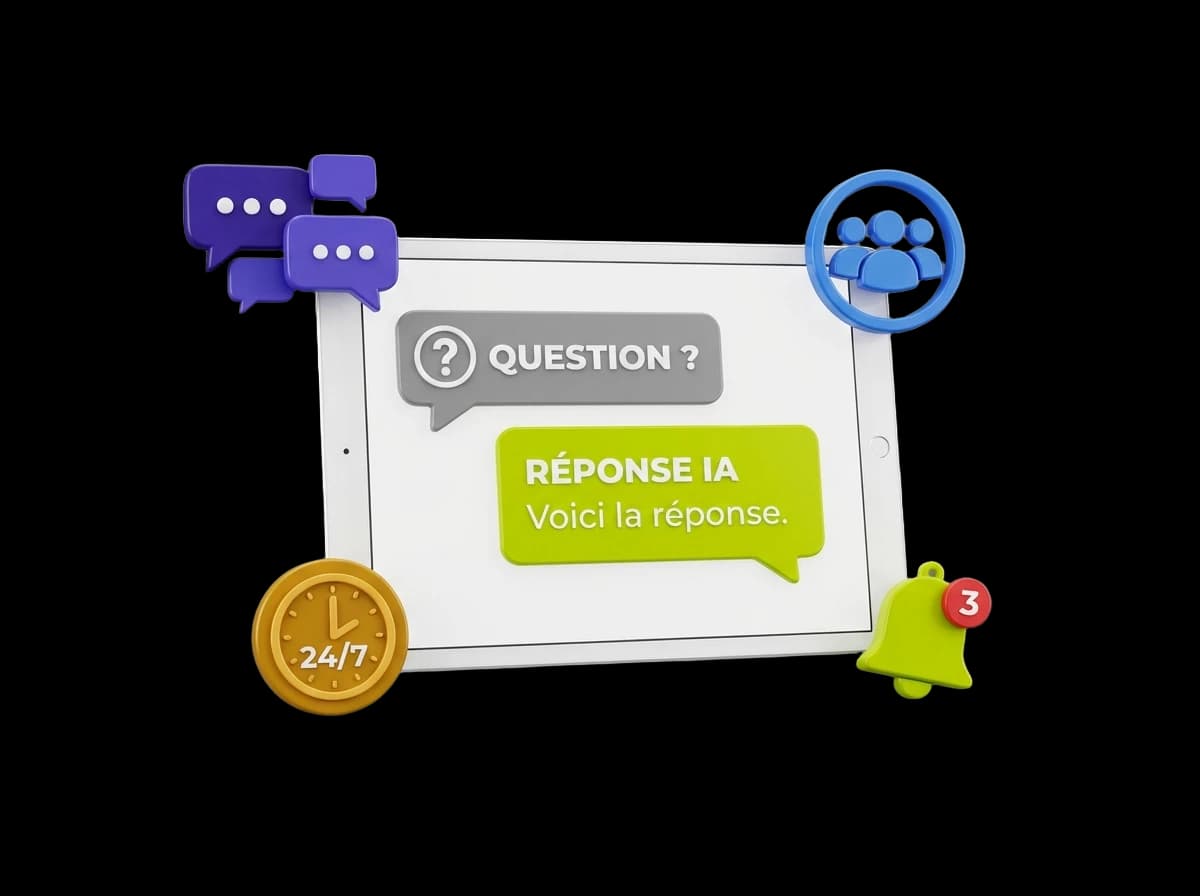 Assistant IA et espace communauté intégrés dans une formation